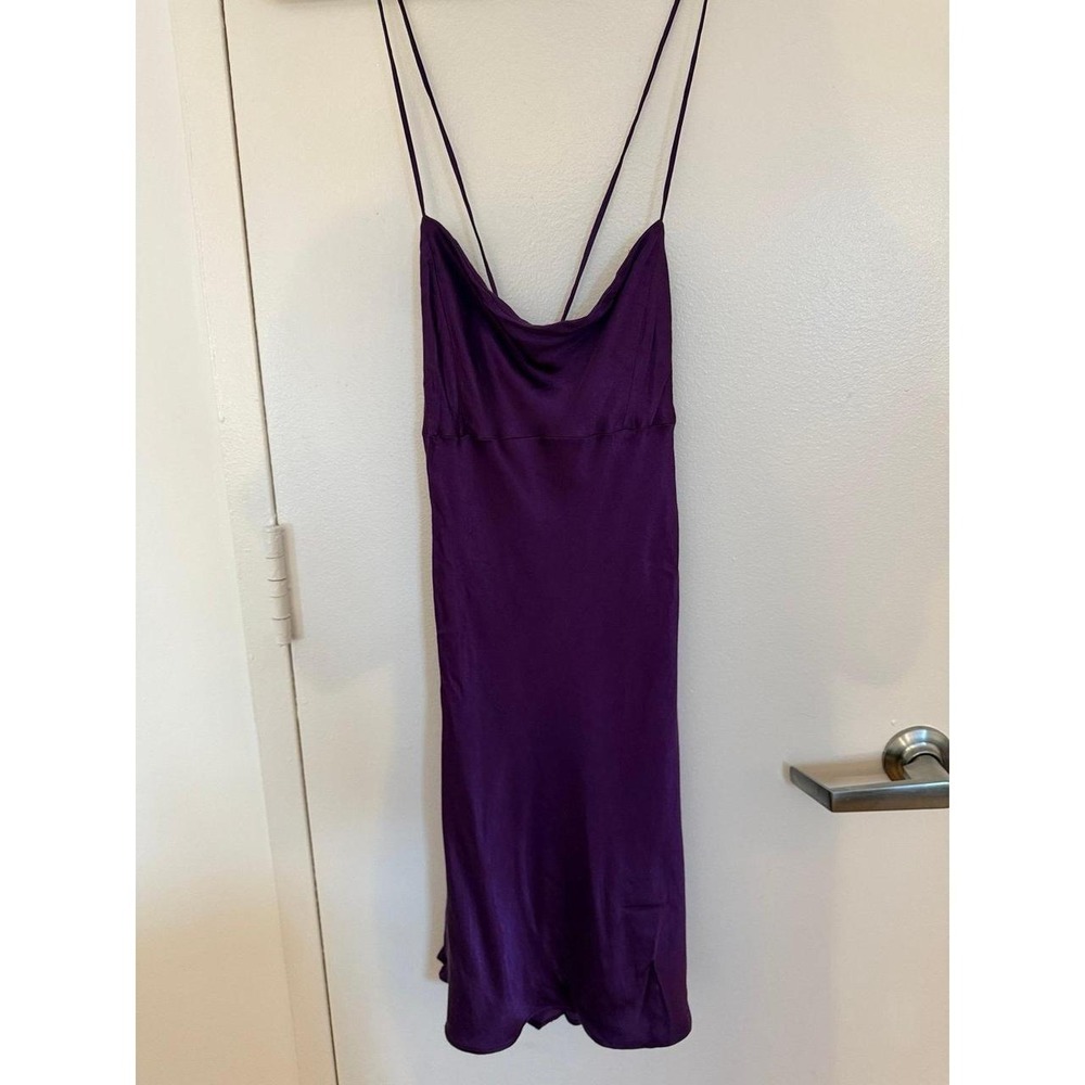 Purple mini dress